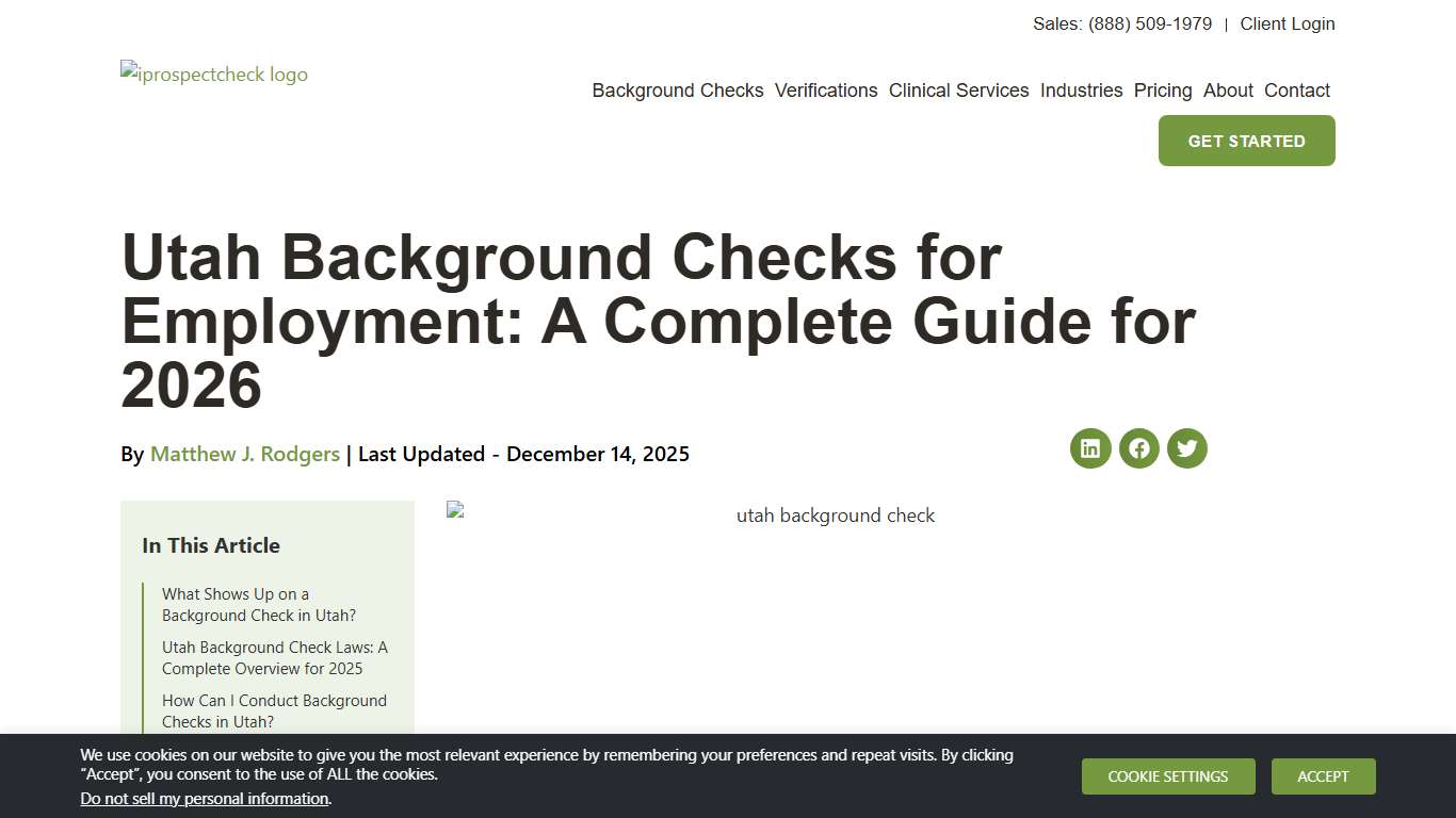 Utah Background Checks for Employment: A Complete Guide for 2026
