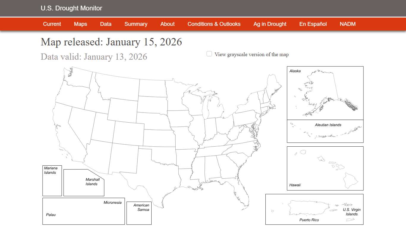 Current Map | U.S. Drought Monitor