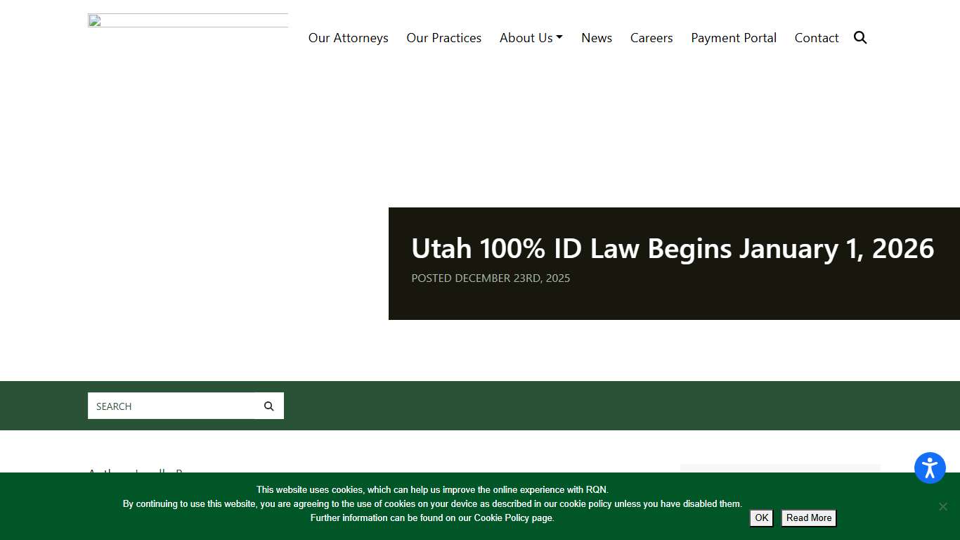 Utah 100% ID Law Begins January 1, 2026 - Ray Quinney & Nebeker